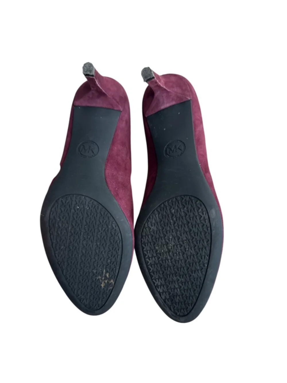 Michael Kors Burgundy Suede Heels size US6.5 EUC